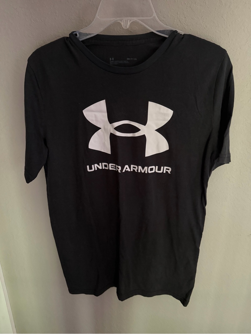 Under Armour Women’s Black Tee with White Logo